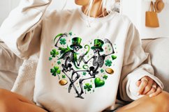 Skeleton Funny St Patricks PNG, St Patrick&#039;s Day PNG, Lucky Product Image 2