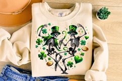 Skeleton Funny St Patricks PNG, St Patrick&#039;s Day PNG, Lucky Product Image 3