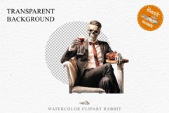 Skeleton In Chair Halloween Creepy Clipart PNG Scrapbooking Fairy Tale Art Image Watercolor Transparent Print illustration sublimation creepy printable digital watercolor Skeleton in suit Skull, spooky clipart, nursery, Creepy halloween decoration art ima