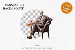 Skeleton In Chair Halloween Creepy Clipart PNG Scrapbooking Fairy Tale Art Image Watercolor Transparent Print illustration sublimation creepy printable digital watercolor Skeleton in suit Skull, spooky clipart, nursery, Creepy halloween decoration art ima