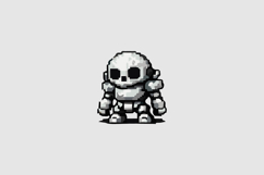 Skeleton Mecha Design Vector Product Image 1
