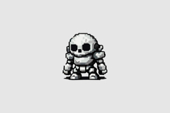 Skeleton Mecha Design Vector Product Image 2