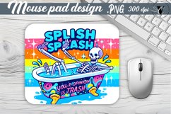 Mouse Pad | Skeleton | Skull sublimation Product Image 1