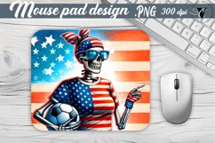 Mouse Pad | Skeleton | Skull sublimation Product Image 1