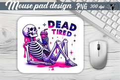 Mouse Pad | Skeleton | Skull sublimation Product Image 1