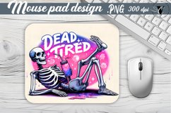 Mouse Pad | Skeleton | Skull sublimation Product Image 1