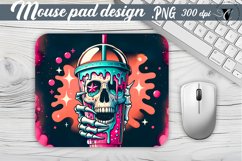 Mouse Pad | Skeleton | Skull sublimation Product Image 1