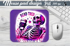 Mouse Pad | Skeleton | Skull sublimation Product Image 1
