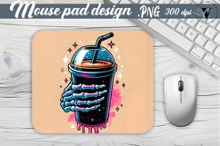 Mouse Pad | Skeleton | Skull sublimation Product Image 1