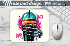 Mouse Pad | Skeleton | Skull sublimation Product Image 1