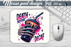 Mouse Pad | Skeleton | Skull sublimation Product Image 1