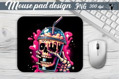 Mouse Pad | Skeleton | Skull sublimation Product Image 1
