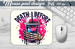 Mouse Pad | Skeleton | Skull sublimation Product Image 1