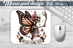 Mouse Pad | Skeleton | Skull sublimation Product Image 1
