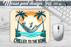 Mouse Pad | Skeleton | Skull sublimation Product Image 1
