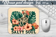 Mouse Pad | Skeleton | Skull sublimation Product Image 1