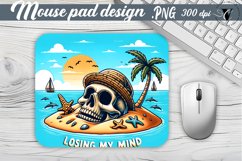 Mouse Pad | Skeleton | Skull sublimation Product Image 1