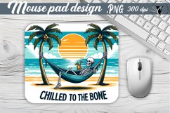 Mouse Pad | Skeleton | Skull sublimation Product Image 1
