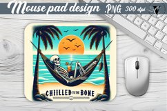 Mouse Pad | Skeleton | Skull sublimation Product Image 1