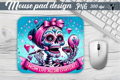 Mouse Pad | Skeleton | Skull sublimation Product Image 1