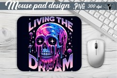 Mouse Pad | Skeleton | Skull sublimation Product Image 1