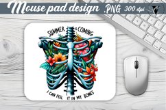 Mouse Pad | Skeleton | Skull sublimation Product Image 1