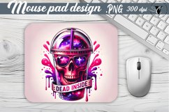 Mouse Pad | Skeleton | Skull sublimation Product Image 1