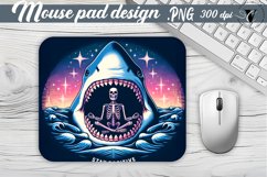 Mouse Pad | Skeleton | Skull sublimation Product Image 1