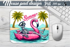 Mouse Pad | Skeleton | Skull sublimation Product Image 1