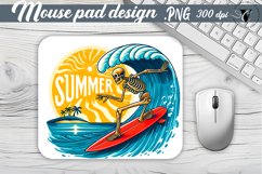 Mouse Pad | Skeleton | Skull sublimation Product Image 1