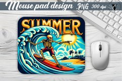 Mouse Pad | Skeleton | Skull sublimation Product Image 1