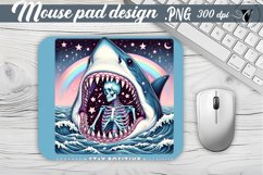 Mouse Pad | Skeleton | Skull sublimation Product Image 1