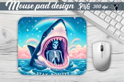 Mouse Pad | Skeleton | Skull sublimation Product Image 1