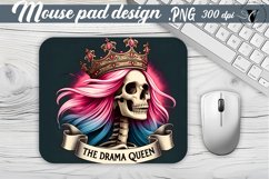 Mouse Pad | Skeleton | Skull sublimation Product Image 1