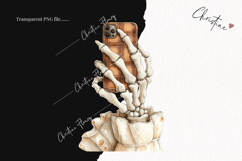 Cozy Halloween Skeleton Hand | Halloween PNG Product Image 2