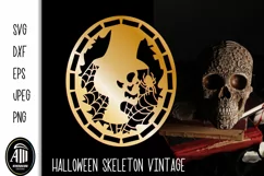 Halloween Skeleton SVG| Scull SVG|Skeleton Vintage Cut Files