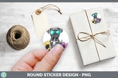 GorgeousSkeleton Puppy Stickers design.