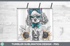 GorgeousSkeleton Puppy Tumbler design.