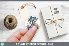 GorgeousSkeleton Puppy Stickers design.