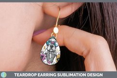 GorgeousSkeleton Puppy Teardrop Earrings design.