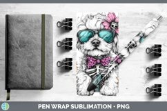GorgeousSkeleton Puppy Pen Wrap design.