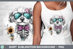 GorgeousSkeleton Puppy Shirt design.