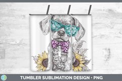 GorgeousSkeleton Puppy Tumbler design.