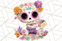 Skeleton Shenanigans Clipart, Dia de los Muertos Skeletons Product Image 2