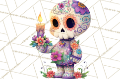Skeleton Shenanigans Clipart, Dia de los Muertos Skeletons Product Image 3