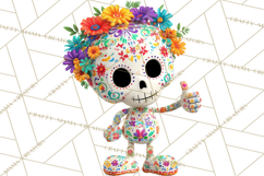 Skeleton Shenanigans Clipart, Dia de los Muertos Skeletons Product Image 2
