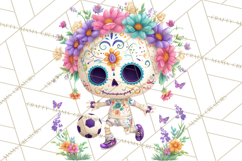 Skeleton Shenanigans Clipart, Dia de los Muertos Skeletons Product Image 4
