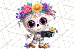 Skeleton Shenanigans Clipart, Dia de los Muertos Skeletons Product Image 5