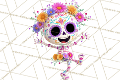 Skeleton Shenanigans Clipart, Dia de los Muertos Skeletons Product Image 2