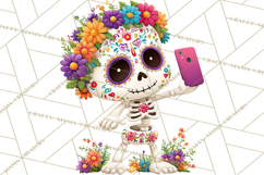 Skeleton Shenanigans Clipart, Dia de los Muertos Skeletons Product Image 4